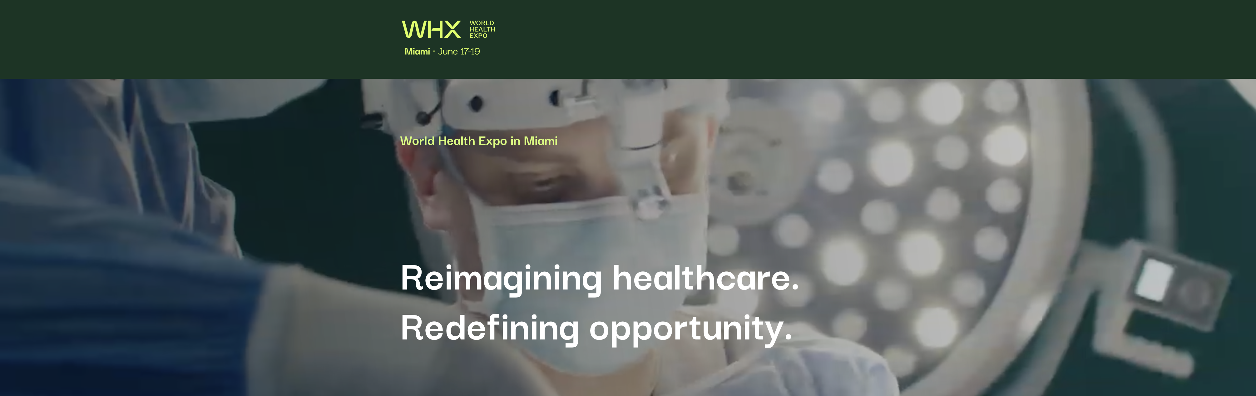 WHX Miami 2026 (ex-FIME): la expo de salud más grande de las Américas cambia de nombre